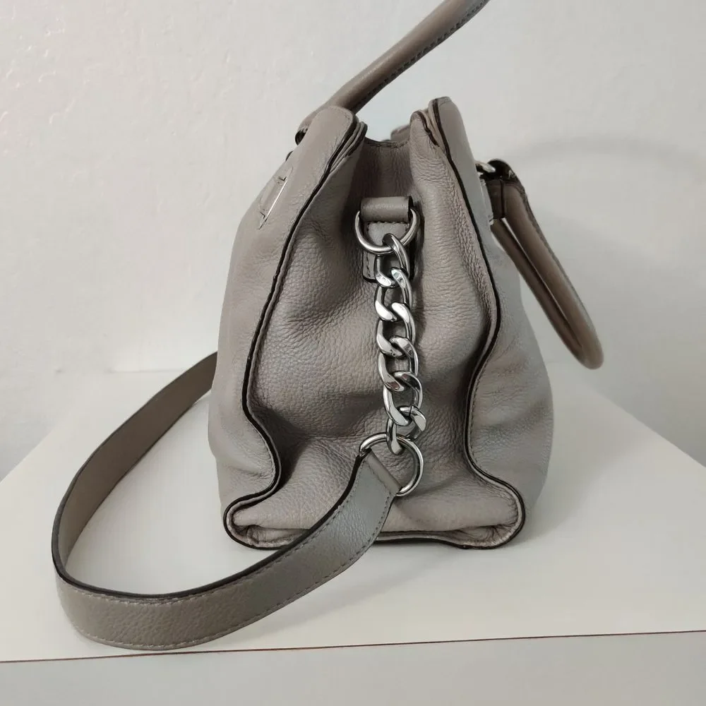 michael kors hamilton satchel gray